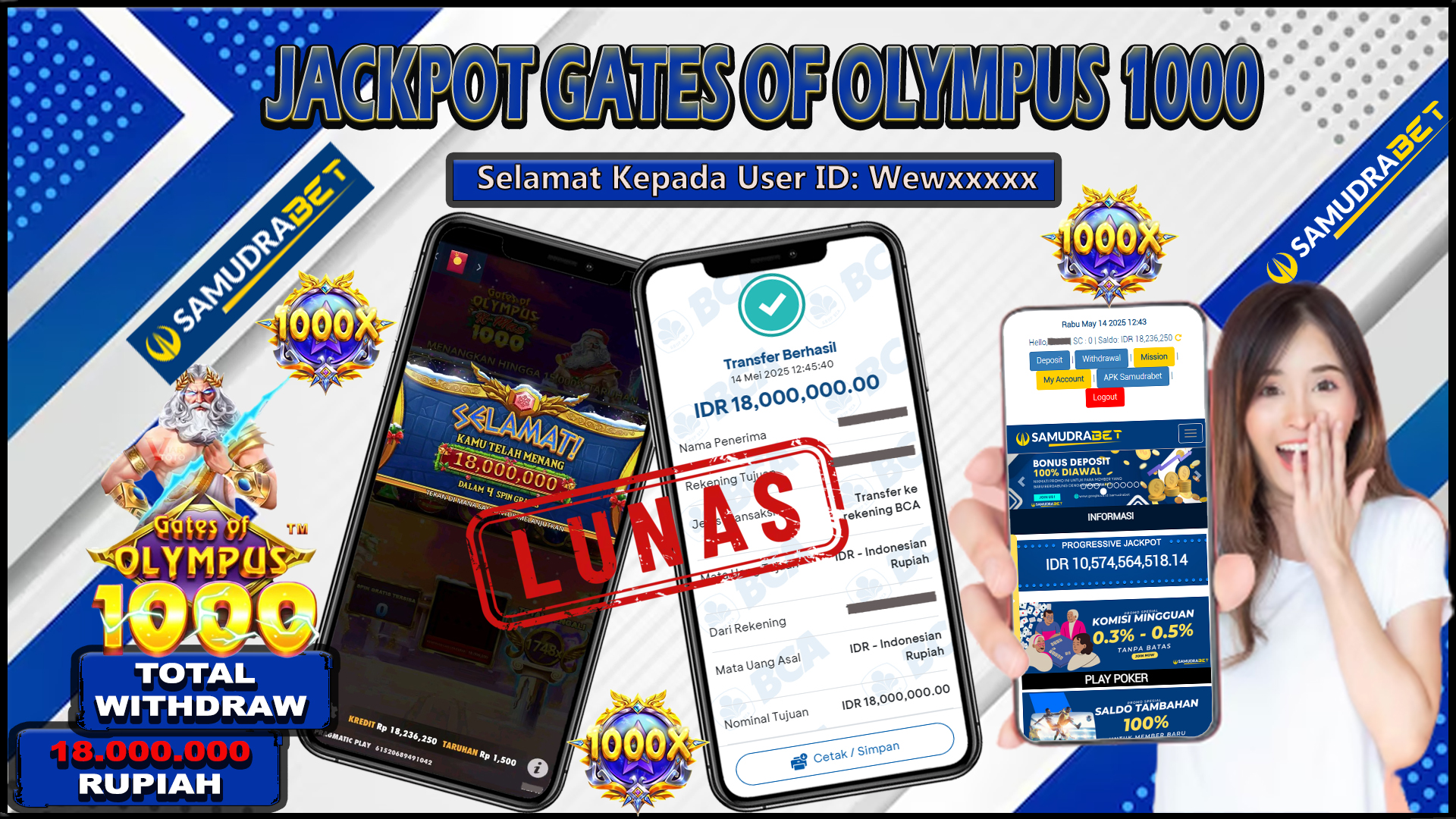Samudrabet Jackpot Slot Rp 18.000.000 ~ Lunas