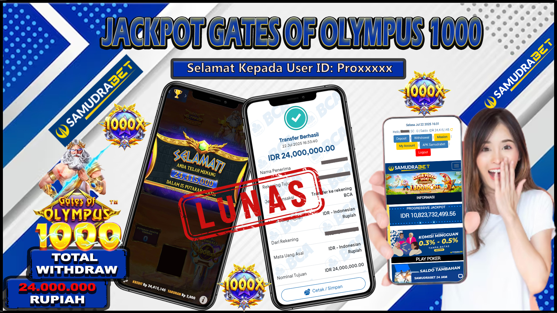 Samudrabet Jackpot Slot Rp 24.000.000 ~ Lunas